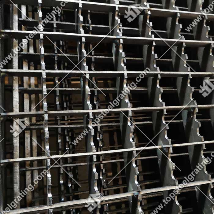Grata a barre seghettate